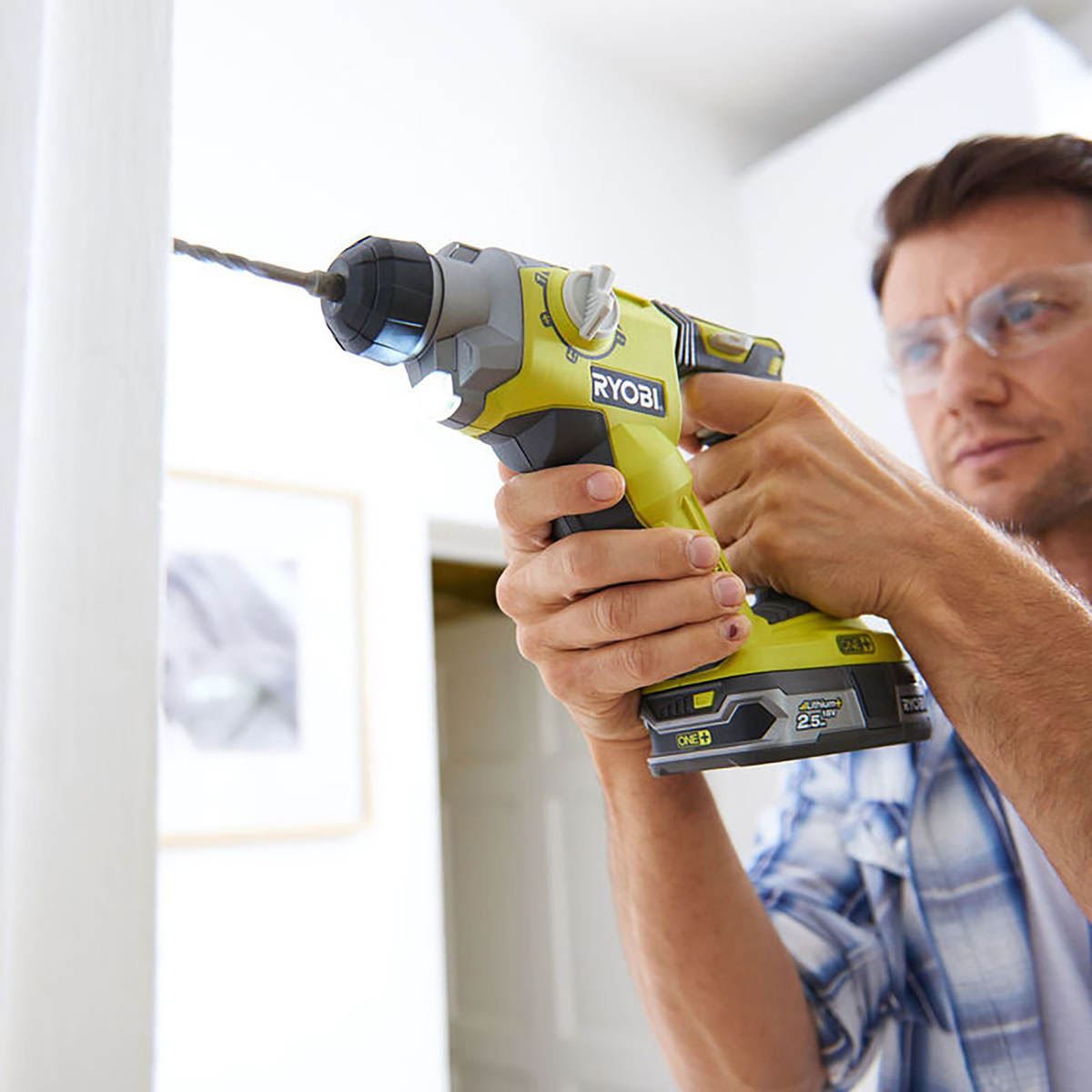 Ryobi SDS+ Drill Cordless R18SDS-0 18V One+ Non-Replaceable Carbon Body Only - Image 4