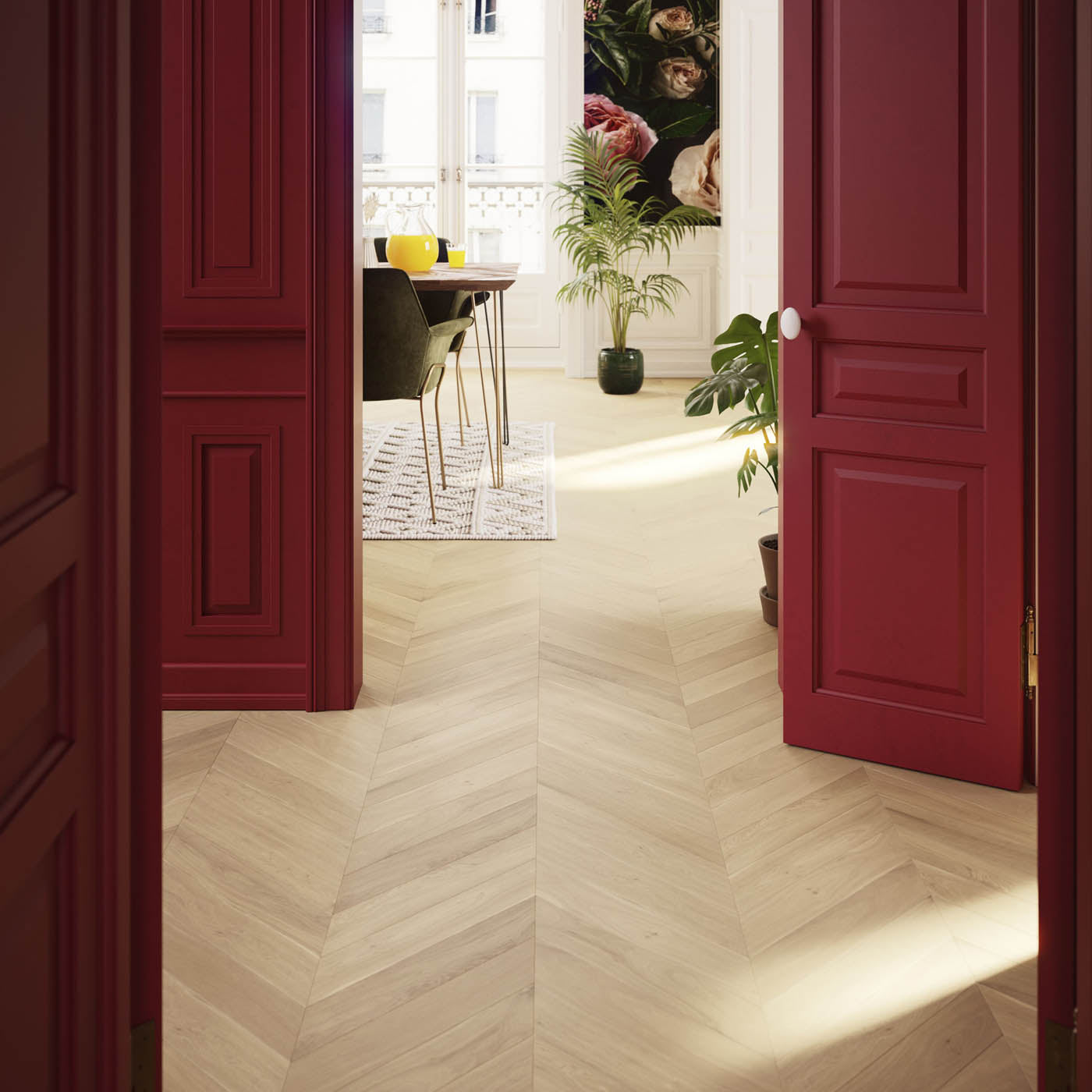Eslov Oak Engineered Flooring Real Wood Top Layer Natural Effect 1.75m² - Image 2