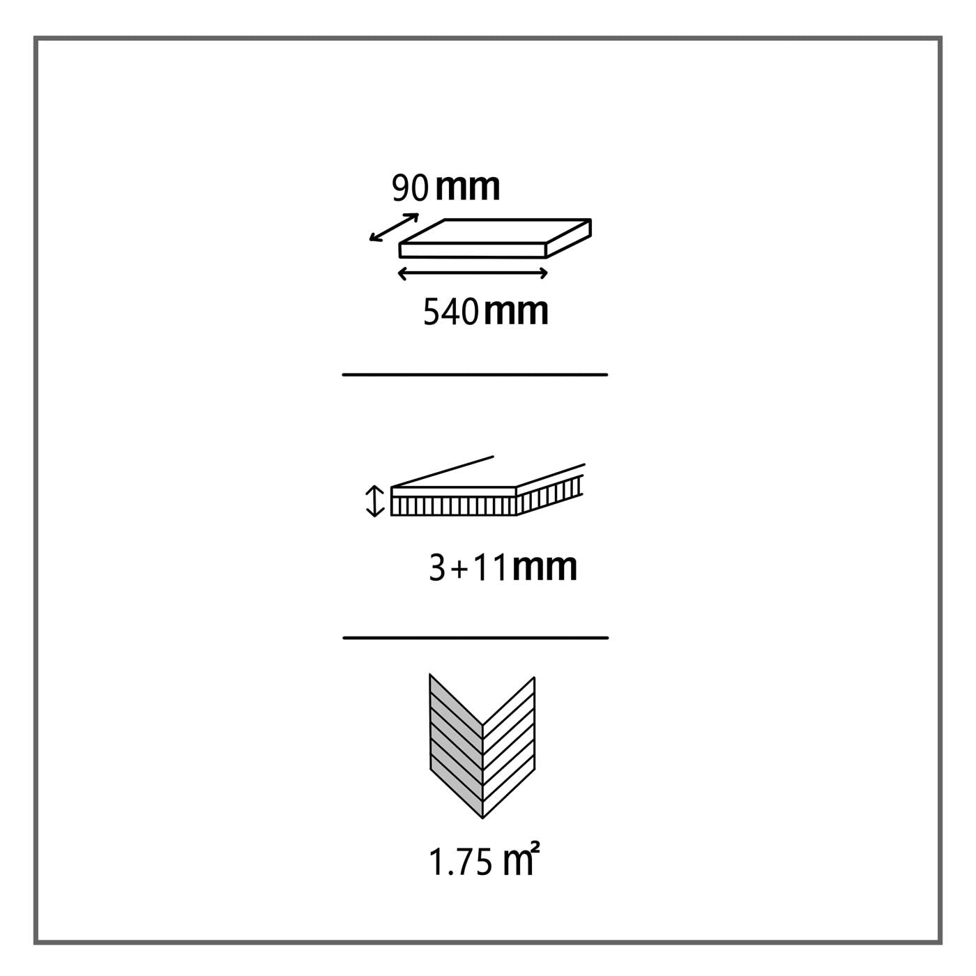Eslov Oak Engineered Flooring Real Wood Top Layer Natural Effect 1.75m² - Image 3