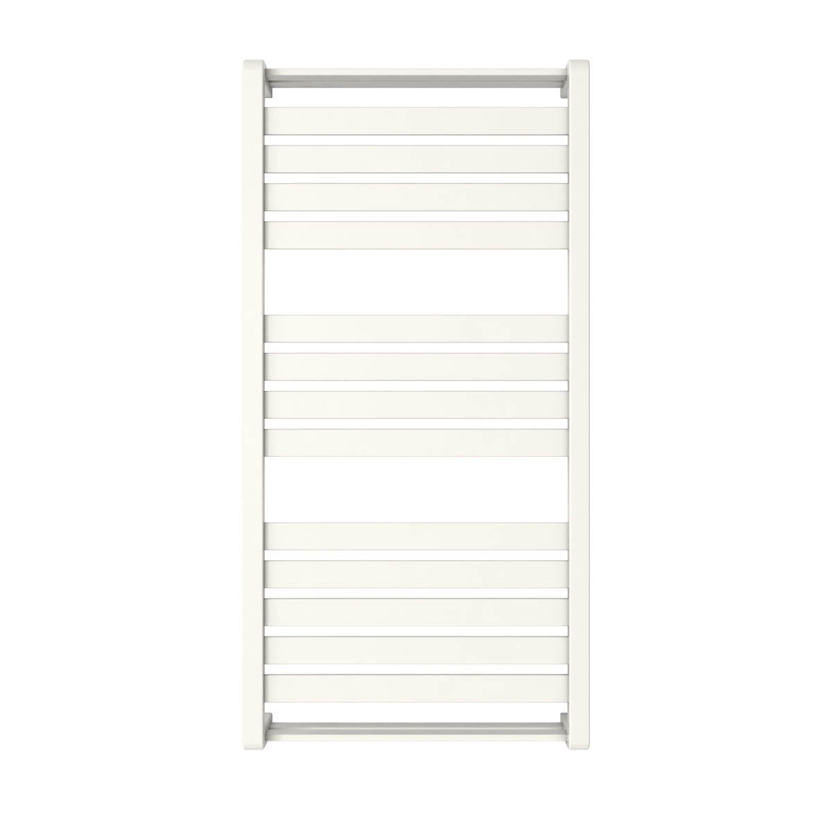Towel Rail Radiator White Flat Bathroom Warmer Ladder Modern (H)100x(W)50cm - Image 4