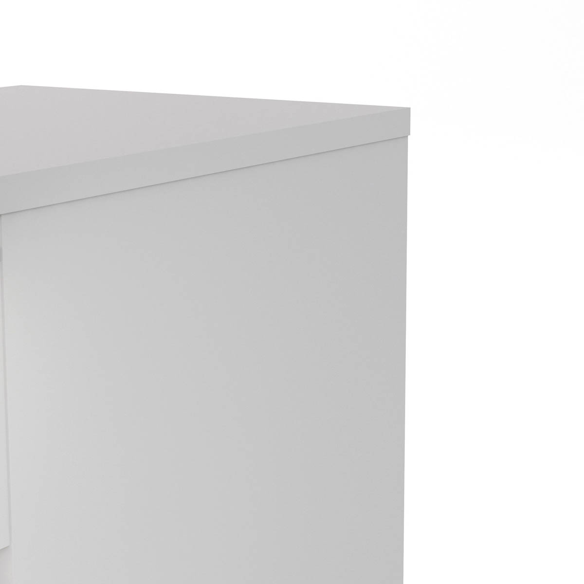 Chest Of Drawers Gloss White 5 Drawer Bedroom Furniture Storage Bedside - Image 7