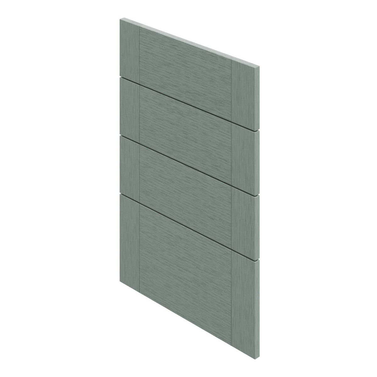 4 Drawer Front Painted Matt Reed Green Wood Effect 4 Pack (H)715mm (W)497mm - Image 3