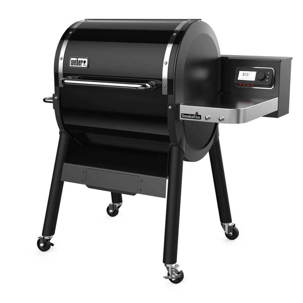 Weber Barbecue BBQ SmokeFire EX4 Wood Pellet Grill Wheeled Portable Night Light - Image 2
