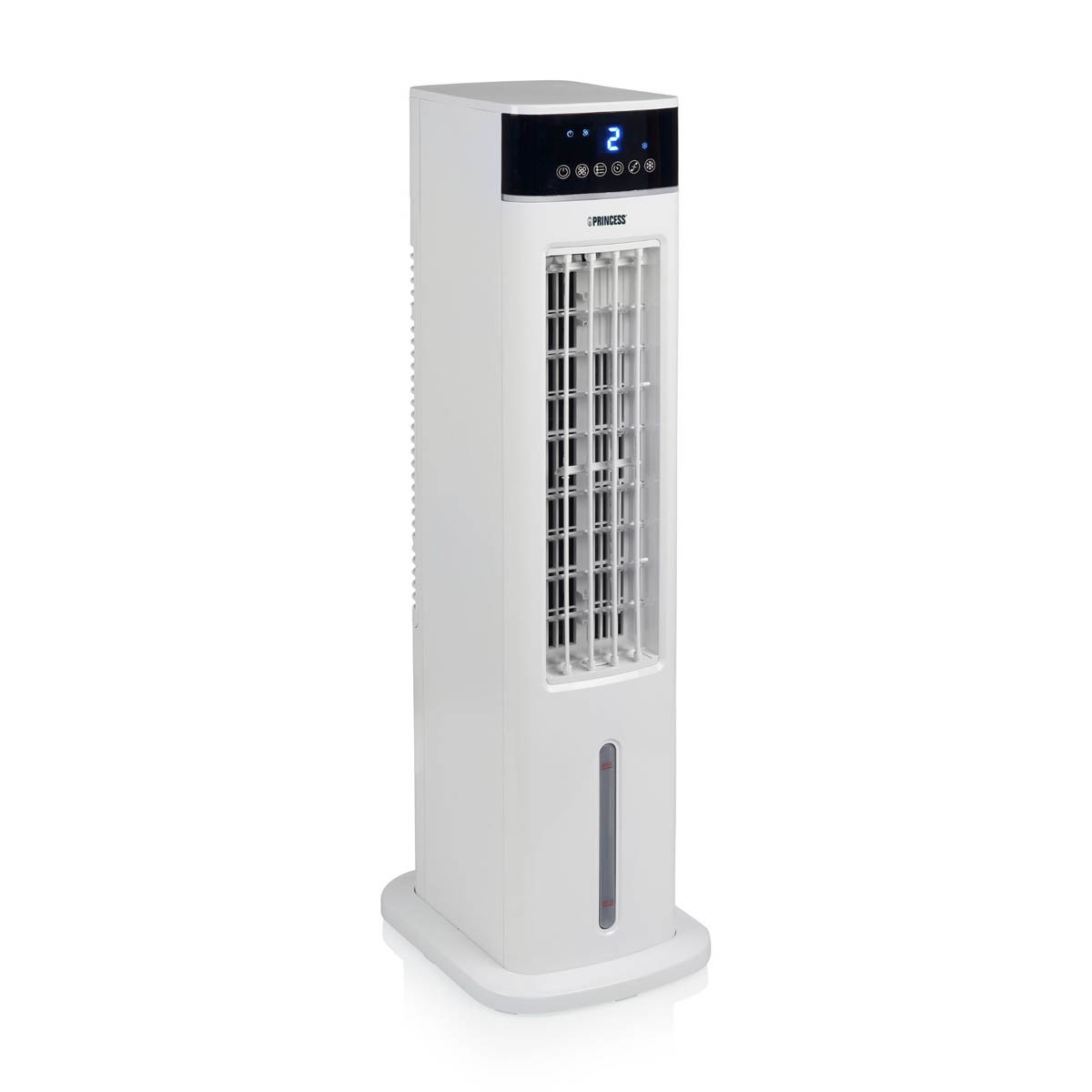 Princess Smart Fan Air Cooler Portable White Oscillating Timer Remote Home H76cm - Image 2