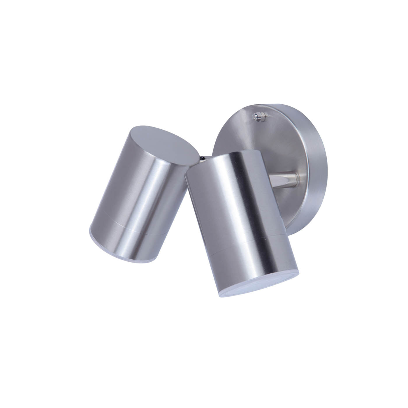 Outdoor Double Wall Light LED Adjustable Stainless Steel Contemporary (Dia)6cm - Image 1