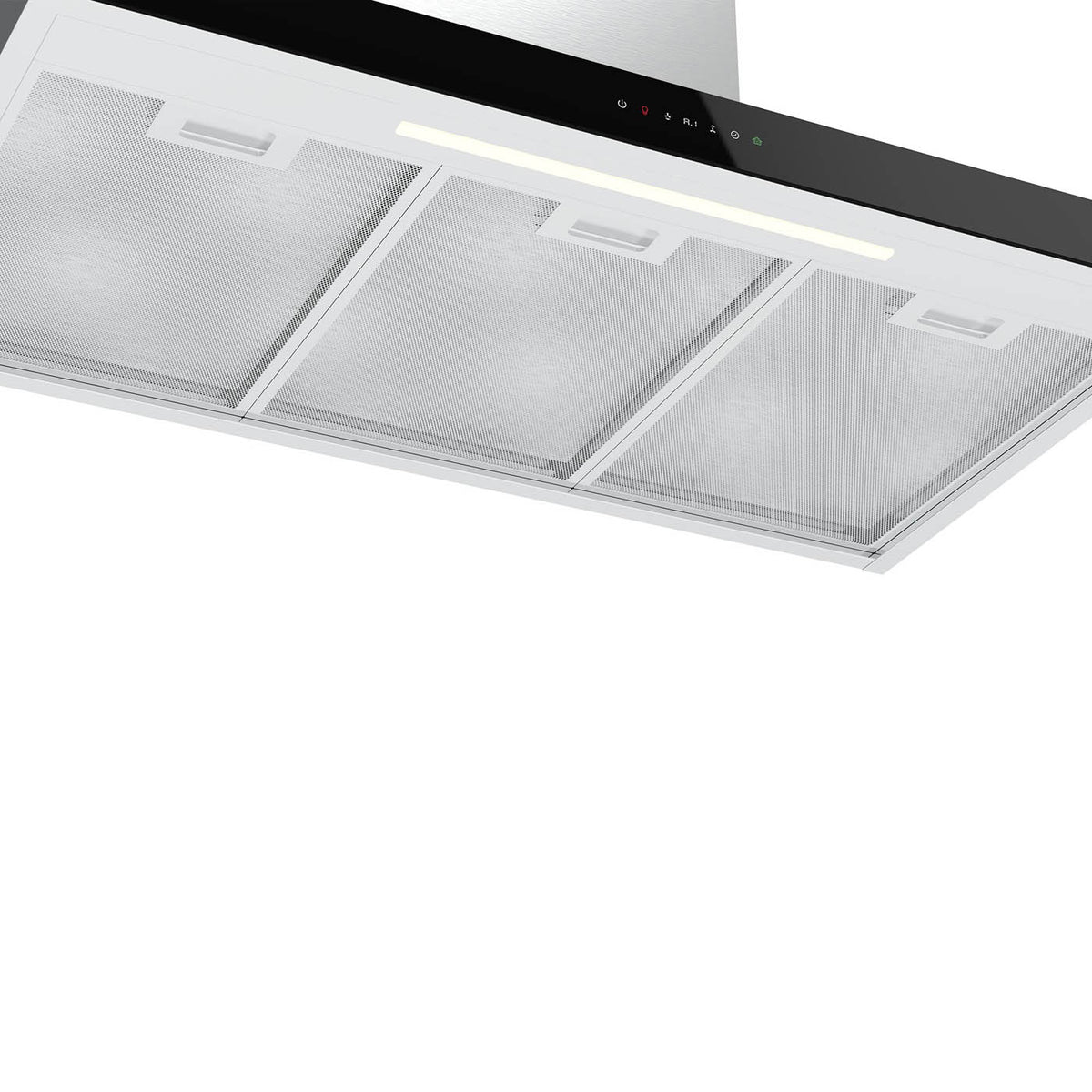 Cooker Hood Box Touch Control GHBH90ASBL Brushed Stainless Steel Effect (W)90cm - Image 6
