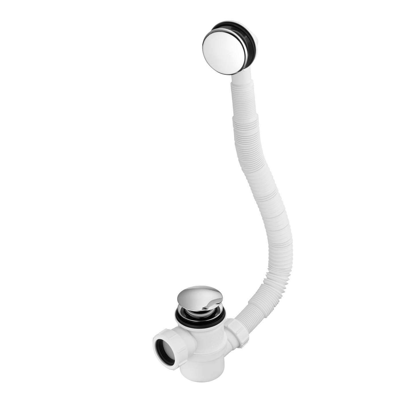 Armitage Shanks Bath Waste With Overflow Click Clack Chrome 500mm (Dia)38.1mm - Image 1