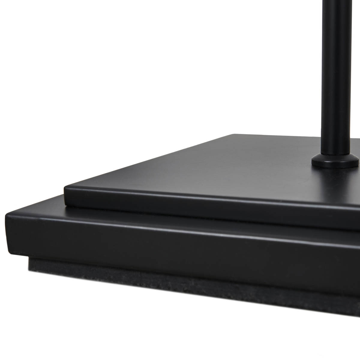 LED Floor Lamp Matt Black Freestanding Ivory Shade Living Room Bedroom H157.5cm - Image 6