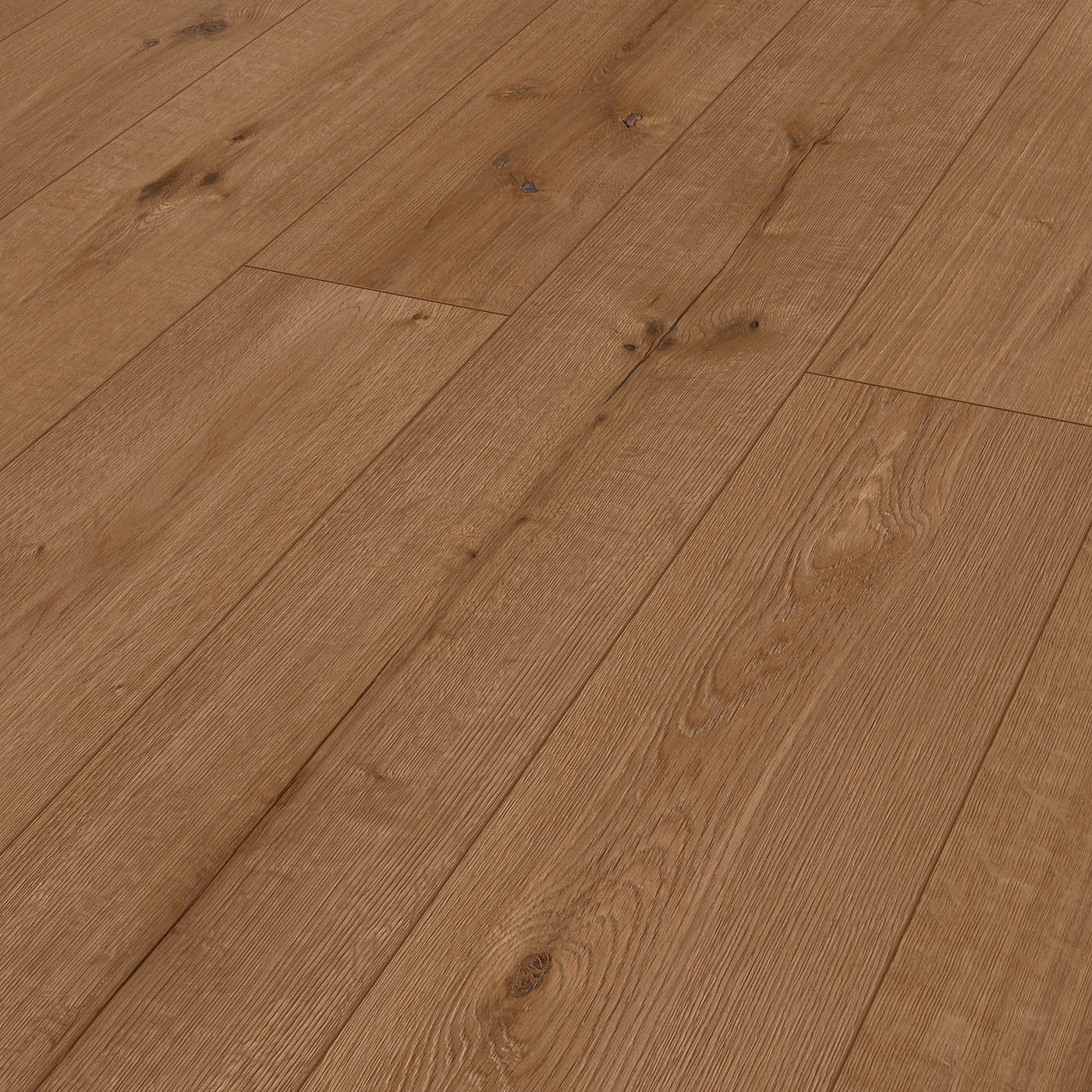 Click Vinyl Planks Walnut Oak Effect Textured Water Resistant Traditional 2.36m² - Image 1