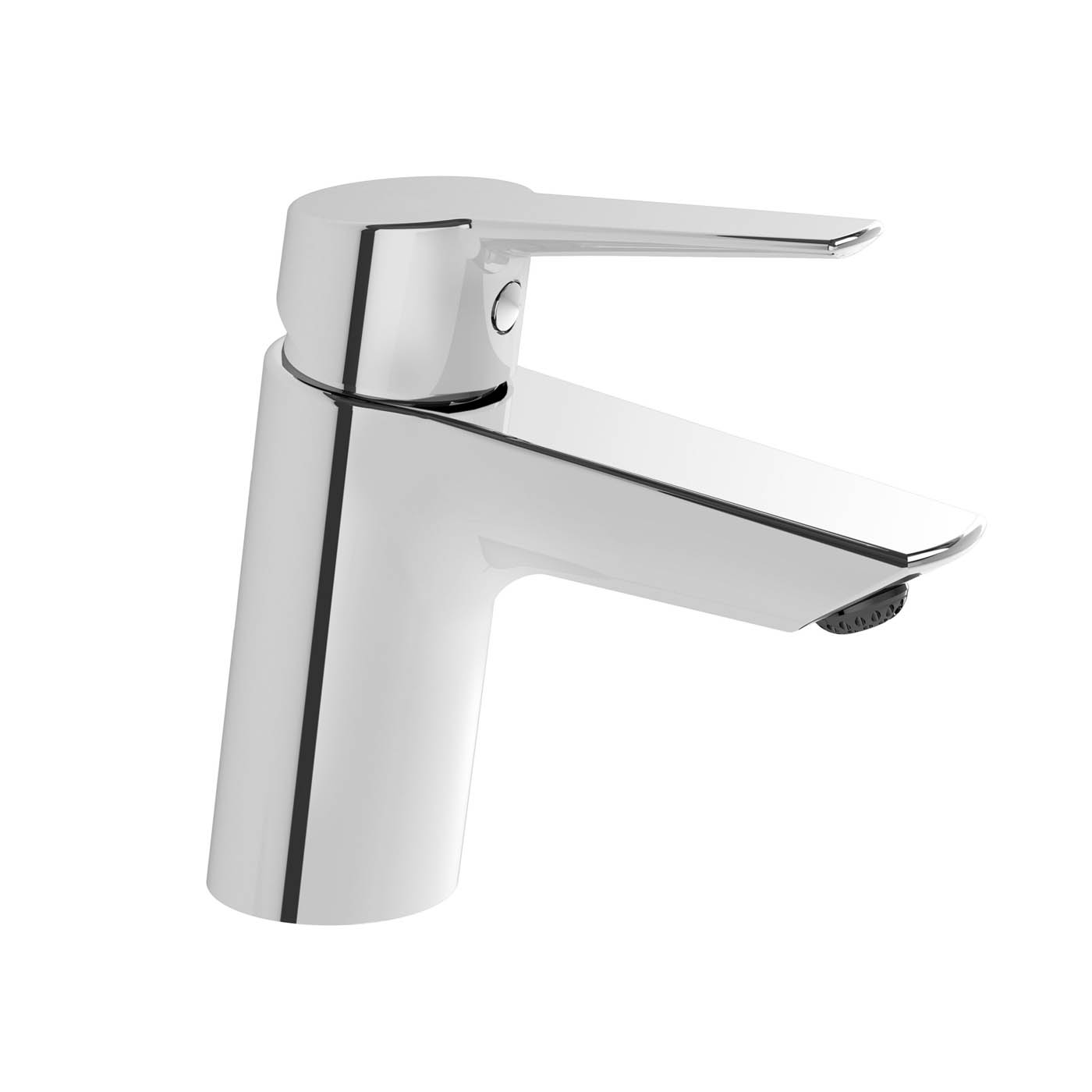 VitrA Basin Mixer Tap Mono Brass Chrome Effect Single Lever Modern Deck Mounted - Image 1