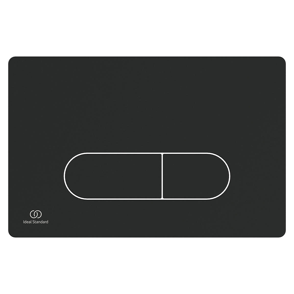 Ideal Standard Toilet Dual Flush Plate Wall-Mounted Black (H)154 (W)234mm - Image 3