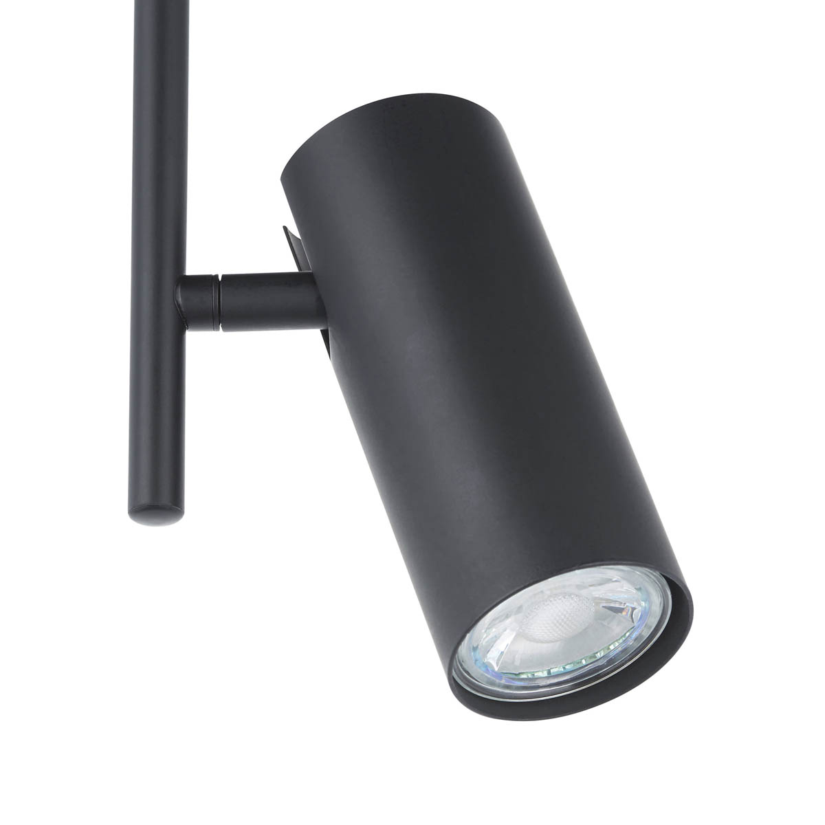 LED Ceiling Spotlight 3 Way Matt Black Metal Adjustable Heads Dimmable Modern - Image 5