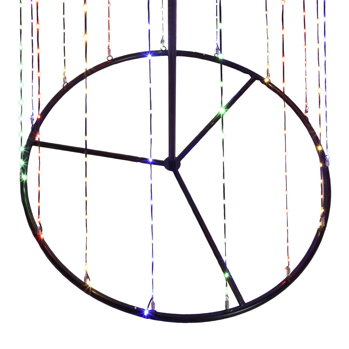 Christmas Tree Silhouette LED Multicolour 8 Functions Indoor Outdoor (H) 2100mm - Image 6