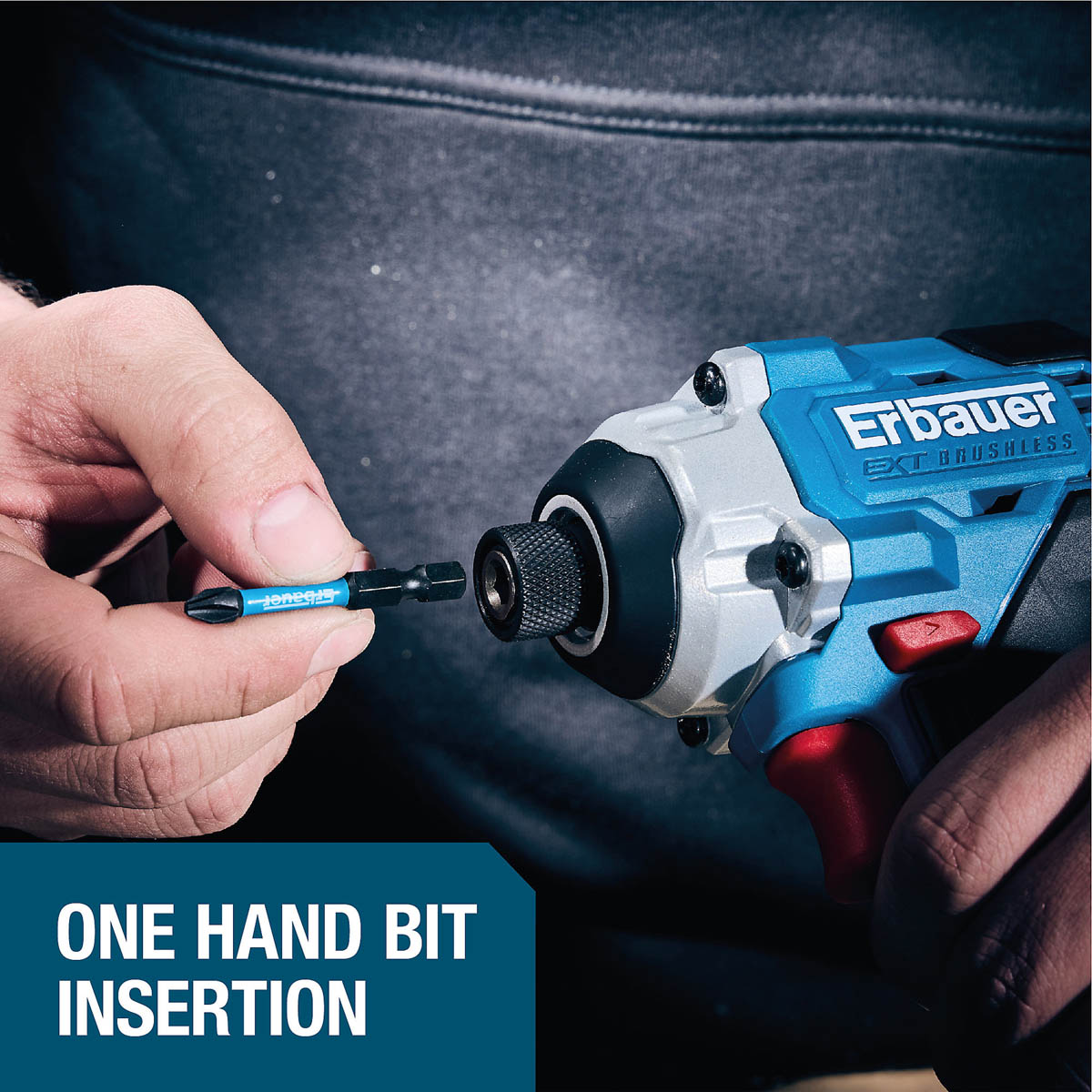 Erbauer Impact Driver Cordless 18V Li-Ion ERI1093IPD Brushless Compact Body Only - Image 5