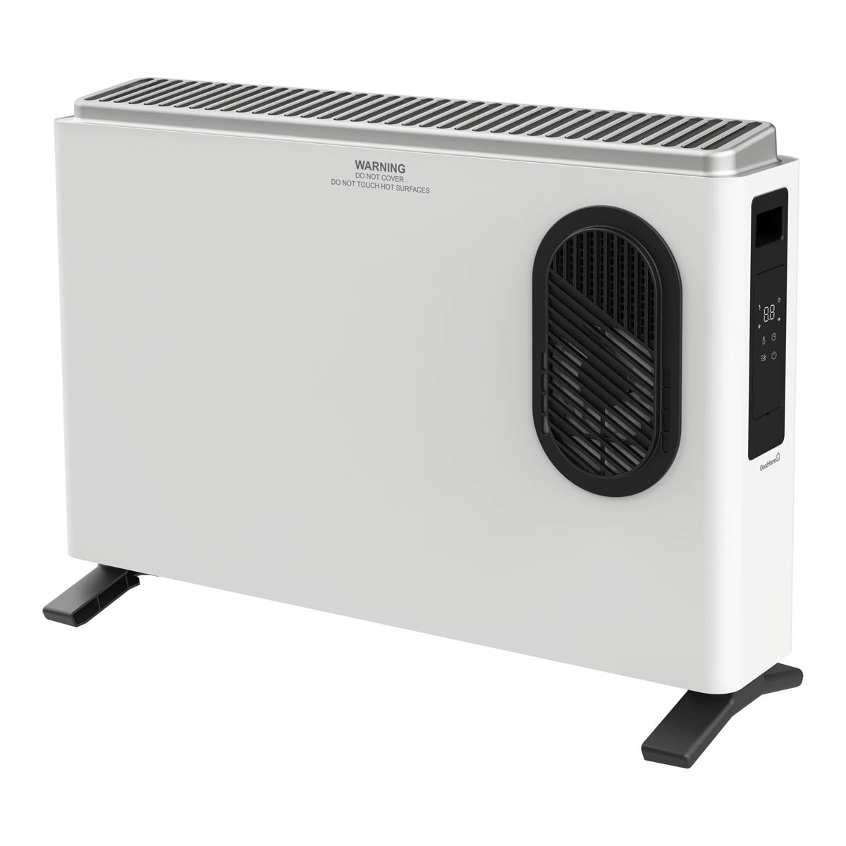 Convector Heater Radiator Portable White Timer 2 Heat Settings Thermostat 2000W - Image 1