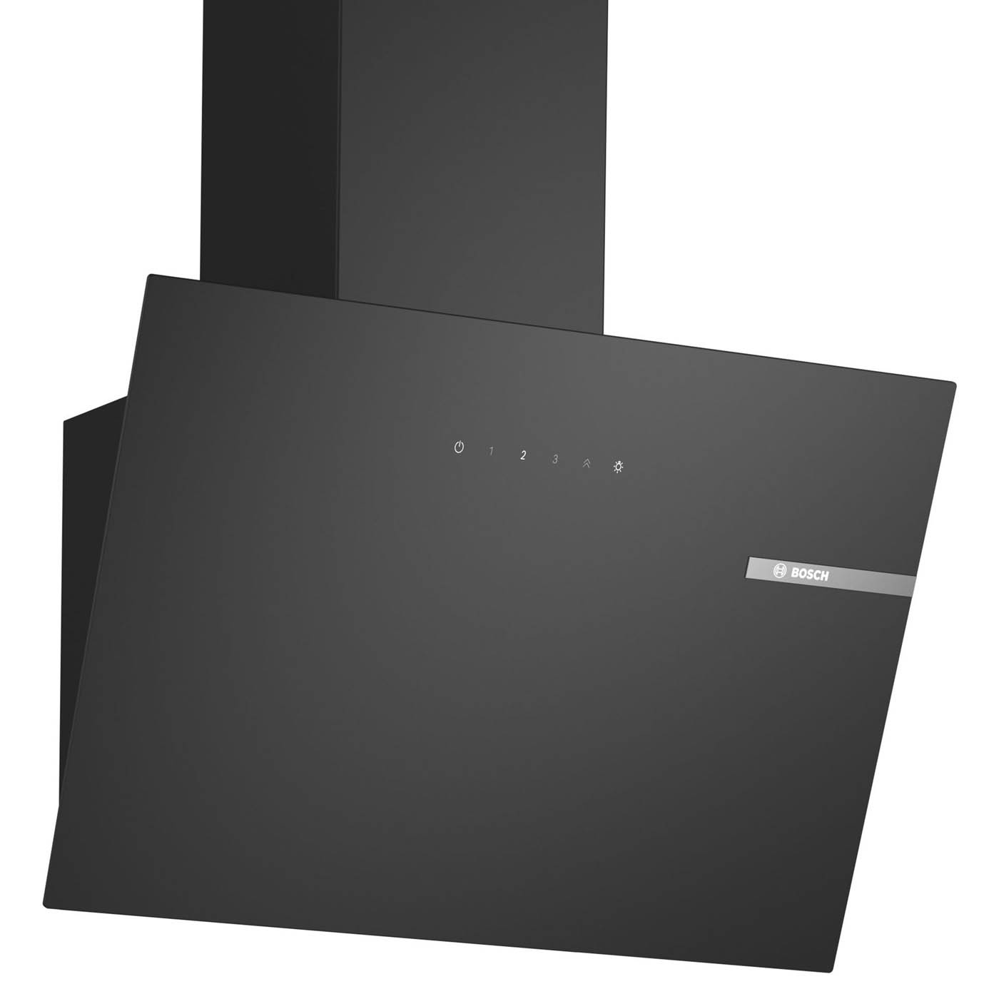 Bosch Angled Cooker Hood Series 2 DWK65DK60B Black Touch Control LED (W)59cm - Image 2