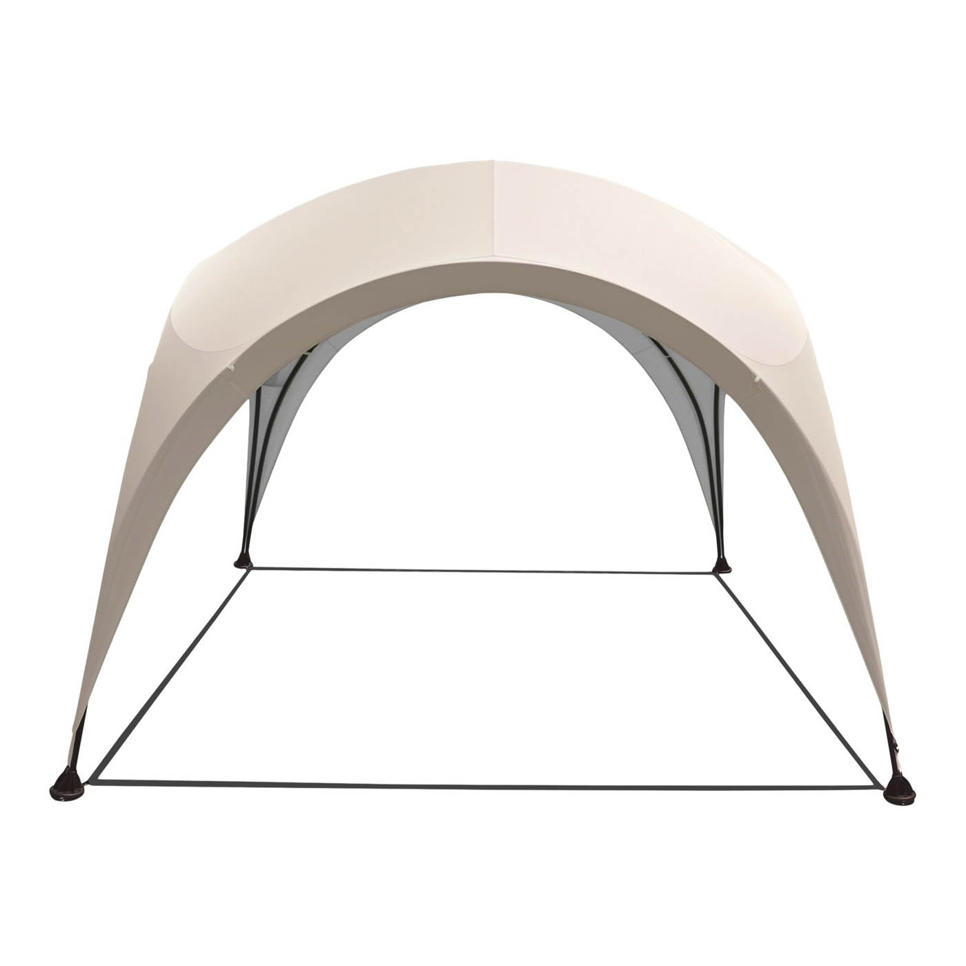 GoodHome Cuxton Moonbeam Square Gazebo tent (H) 2.2m (W) 3m - Image 2