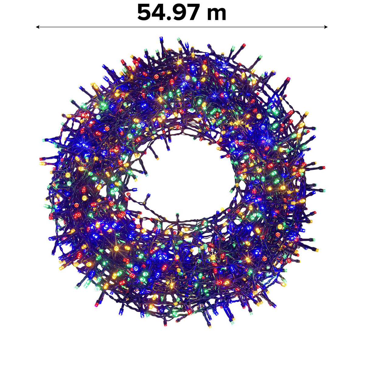 Christmas String Lights 1500 LED Multicolour 8 Functions Indoor Outdoor 44.9m - Image 3