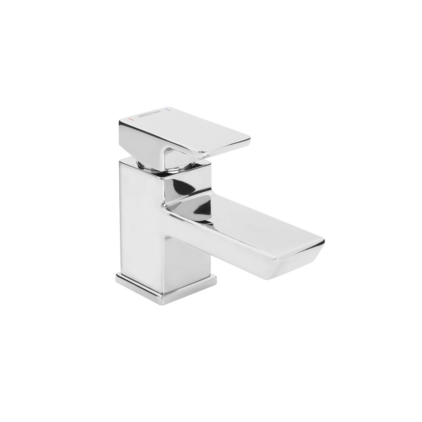 Bristan Basin Mixer Tap Mono Polished Chrome Effect Square Single Lever Modern - Image 3