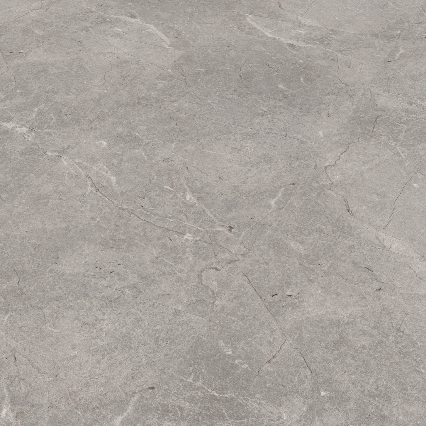Vinyl Click Tile Matt Grey Marble Effect Embossed Waterproof Modern 2.74m² - Image 1