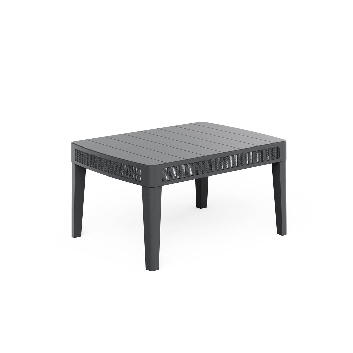 Garden Furniture Coffee Set 4 Seater Graphite Grey Armchairs Sofa Table Outdoor - Image 8