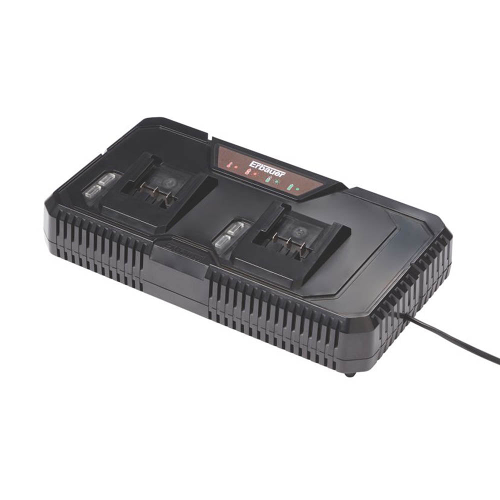Erbauer Battery Charger 18V Li-Ion EMC18-Li EXT 6A Wall Mounted Multi Port - Image 2
