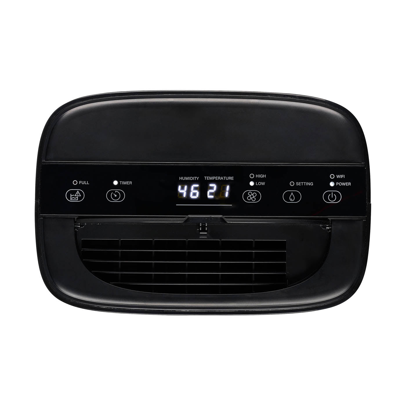 Princess Smart Dehumidifier Matt Black Removes Damp Mould Laundry Drying 12L/Day - Image 3