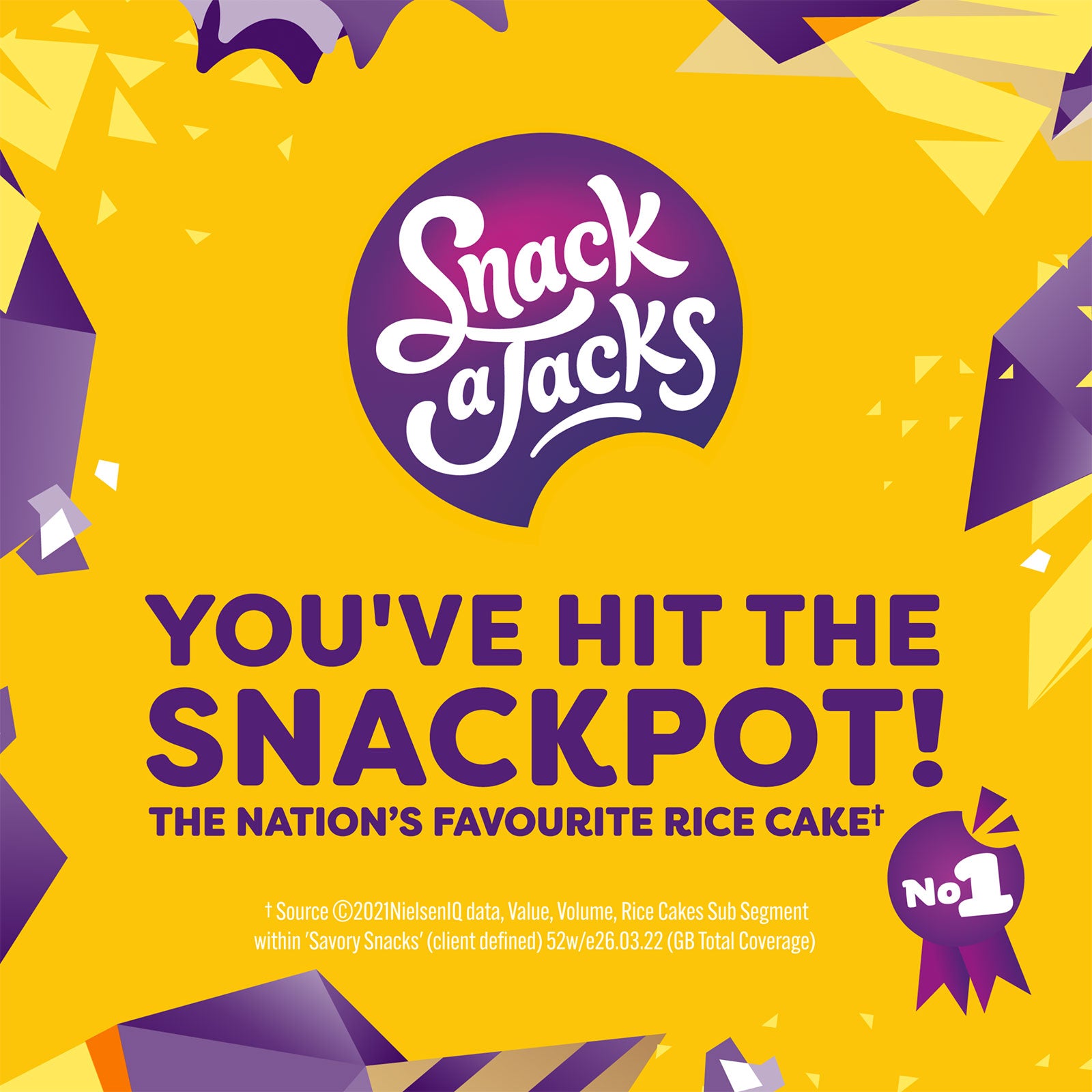 Snack a Jacks Rice Cakes Sour Cream & Chive Sharing Crisps Multipack 30 x 19g - Image 3