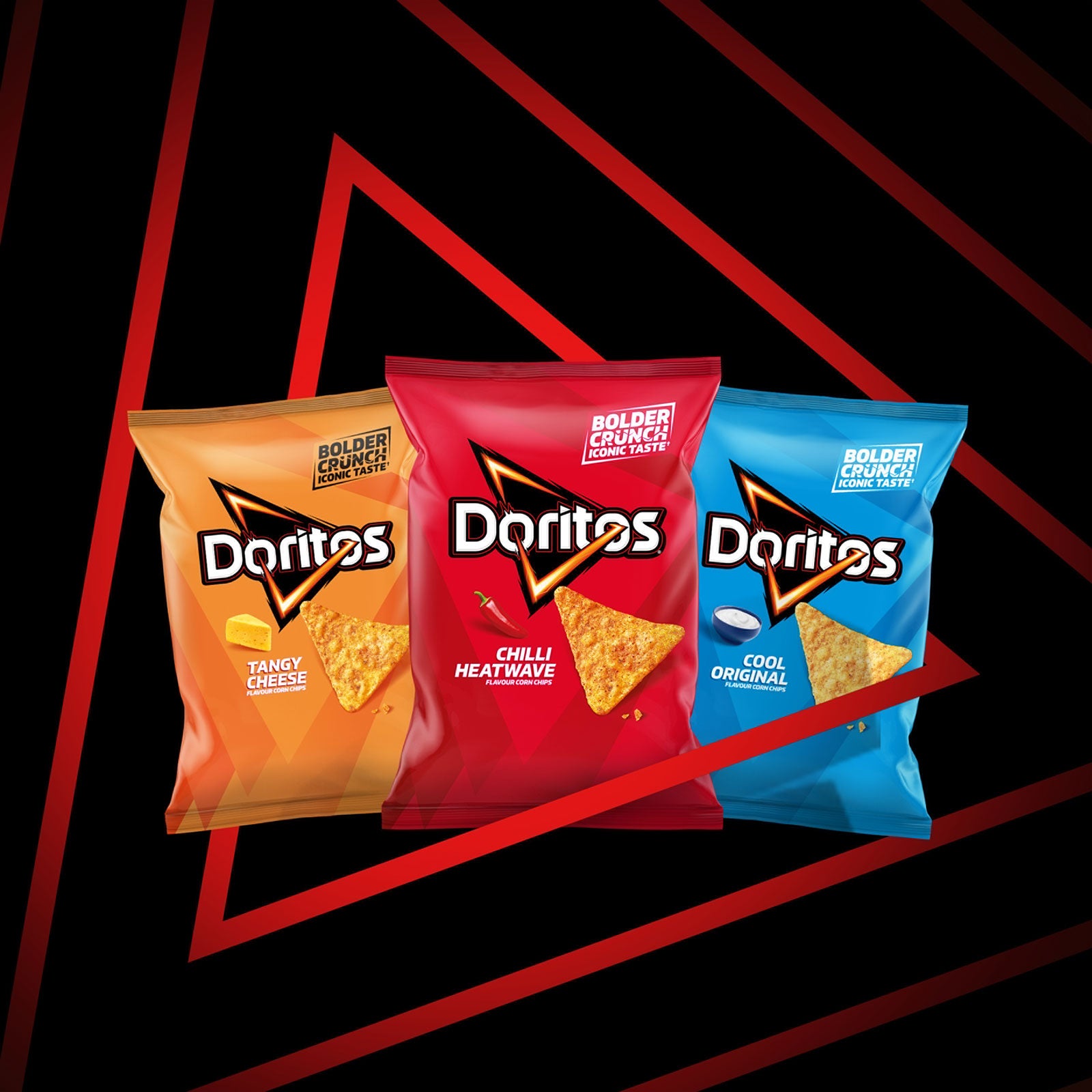 Doritos Tortilla Chips Chilli Heatwave Sharing Crisps Bag 12 x 180g - Image 6