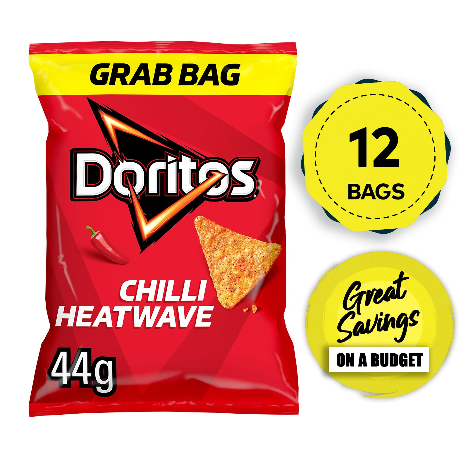 Doritos Tortilla Chips Tangy Cheese Chilli Heatwave Bundle 36 x 44g - Image 4