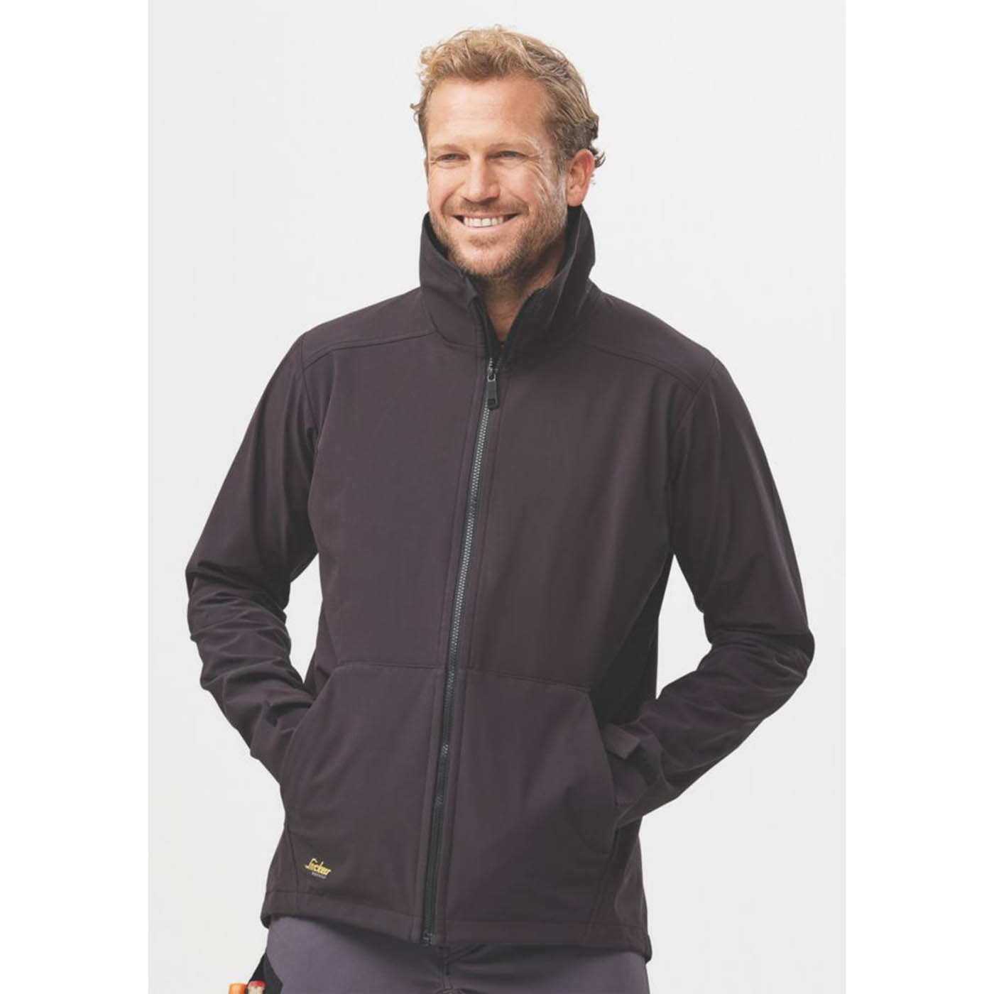 Snickers 1205 Soft Shell Jacket Black 2X Large 52" Chest - Image 5