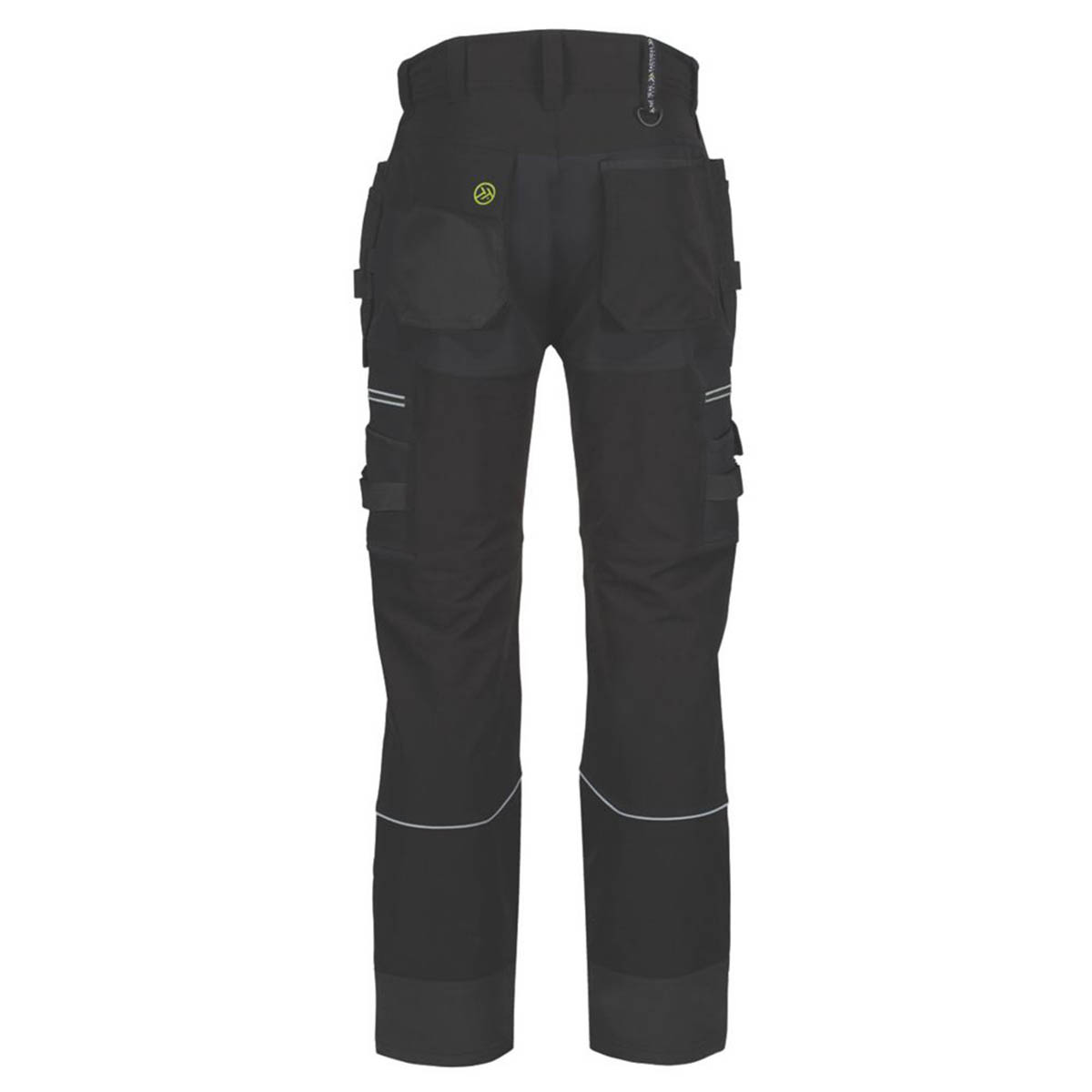 Regatta Work Trousers Mens Classic Fit Black Stretch Multi Pockets 46W 33L - Image 2