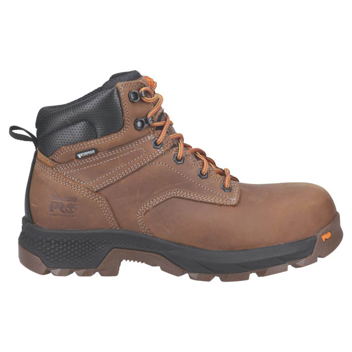 Timberland Pro Titan 6" Size 9 Brown Waterproof Safety Boots - Image 2