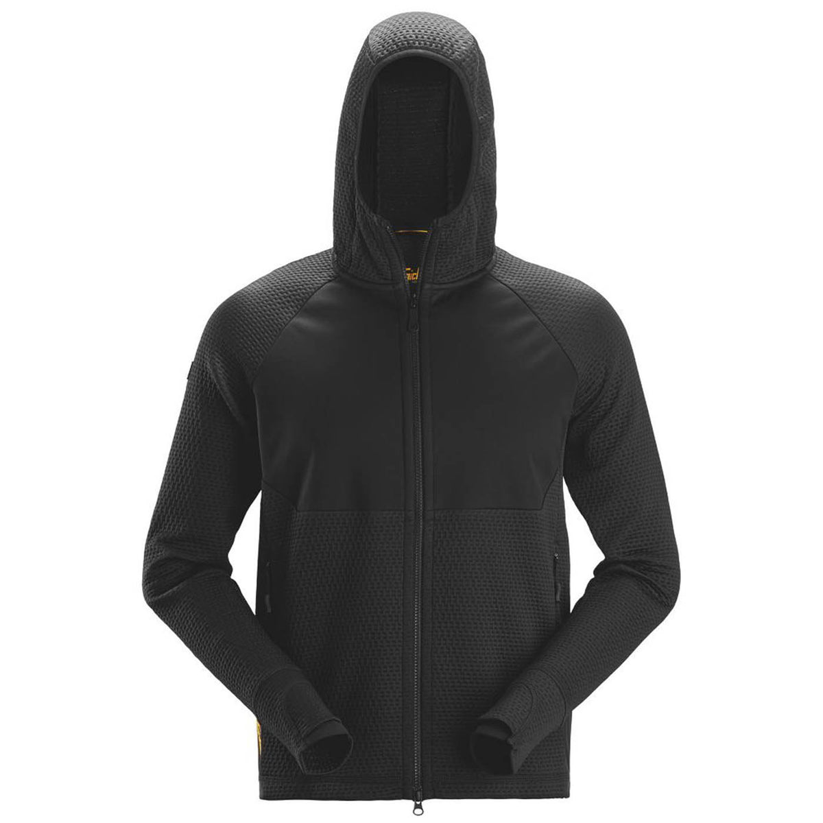 Snickers 8405 - FlexiWork Full-Zip Midlayer Hoodie Black 2X Large 52" Chest - Image 1