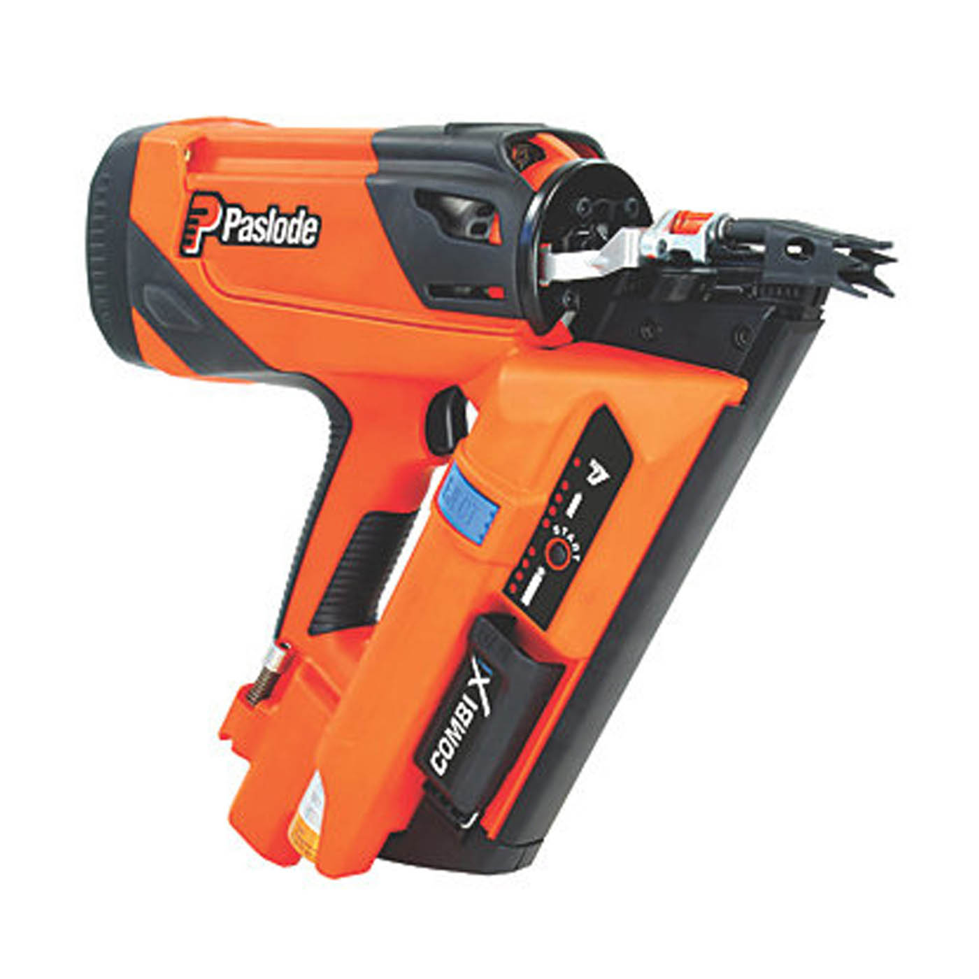 Paslode Gas Nail Gun 7.4V 2.1Ah Lithium Combi Xi First Fix 90mm Angled Ergonomic - Image 2