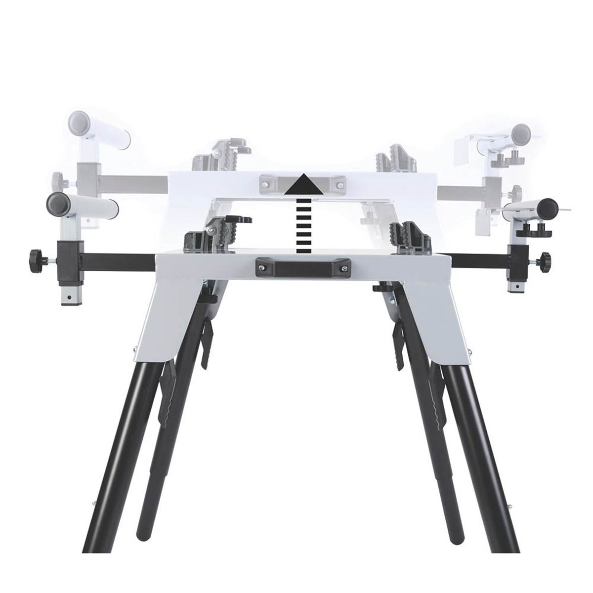 Evolution Chop Saw Stand Universal 225kg Max. Load Capacity Adjustable Height - Image 4