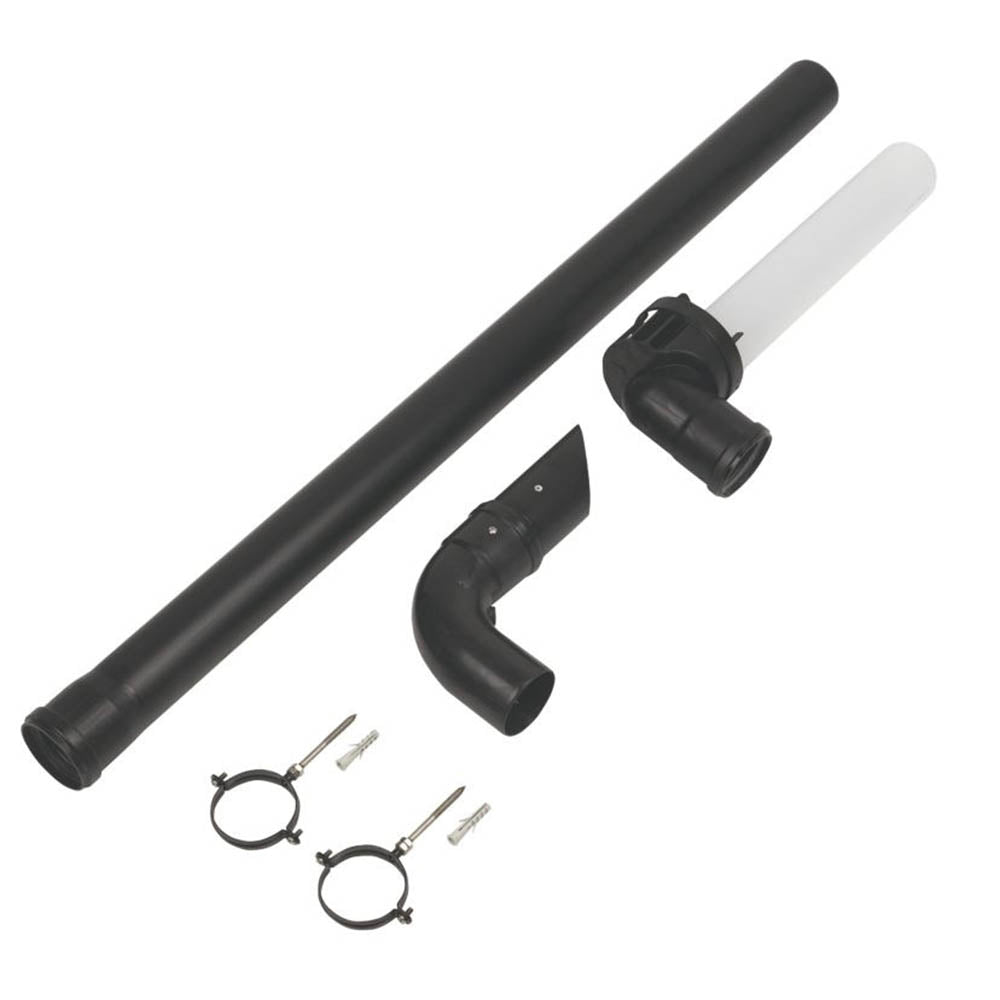 Baxi Plume Kit Including 1m Extension And Brackets Horizontal Multifit Flue - Image 1