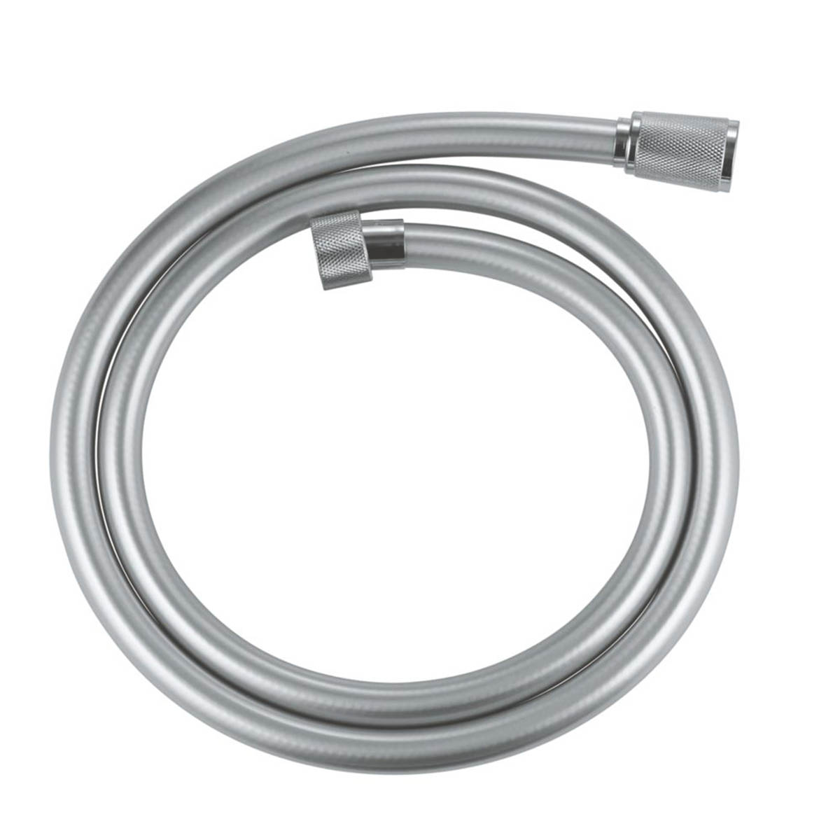 Grohe Shower Hose Silver AntiFold TwistStop Universal Durable 8mm x 1250mm - Image 1