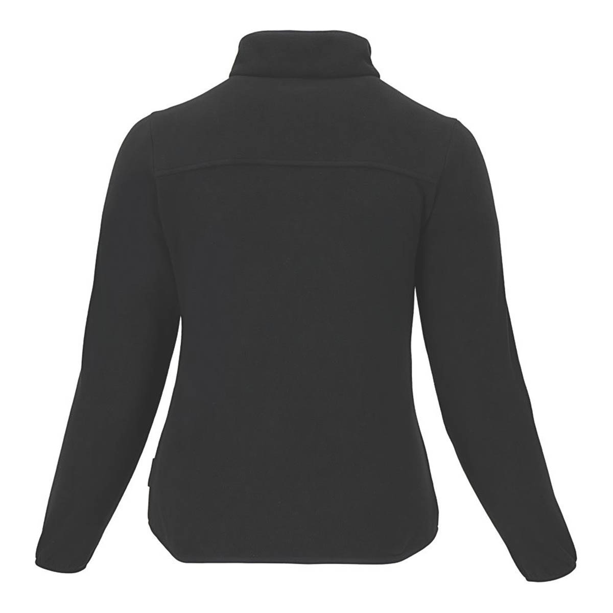 Site Womens Fleece Jacket Work Callard Black Front Zip Breathable Size 12 - Image 4