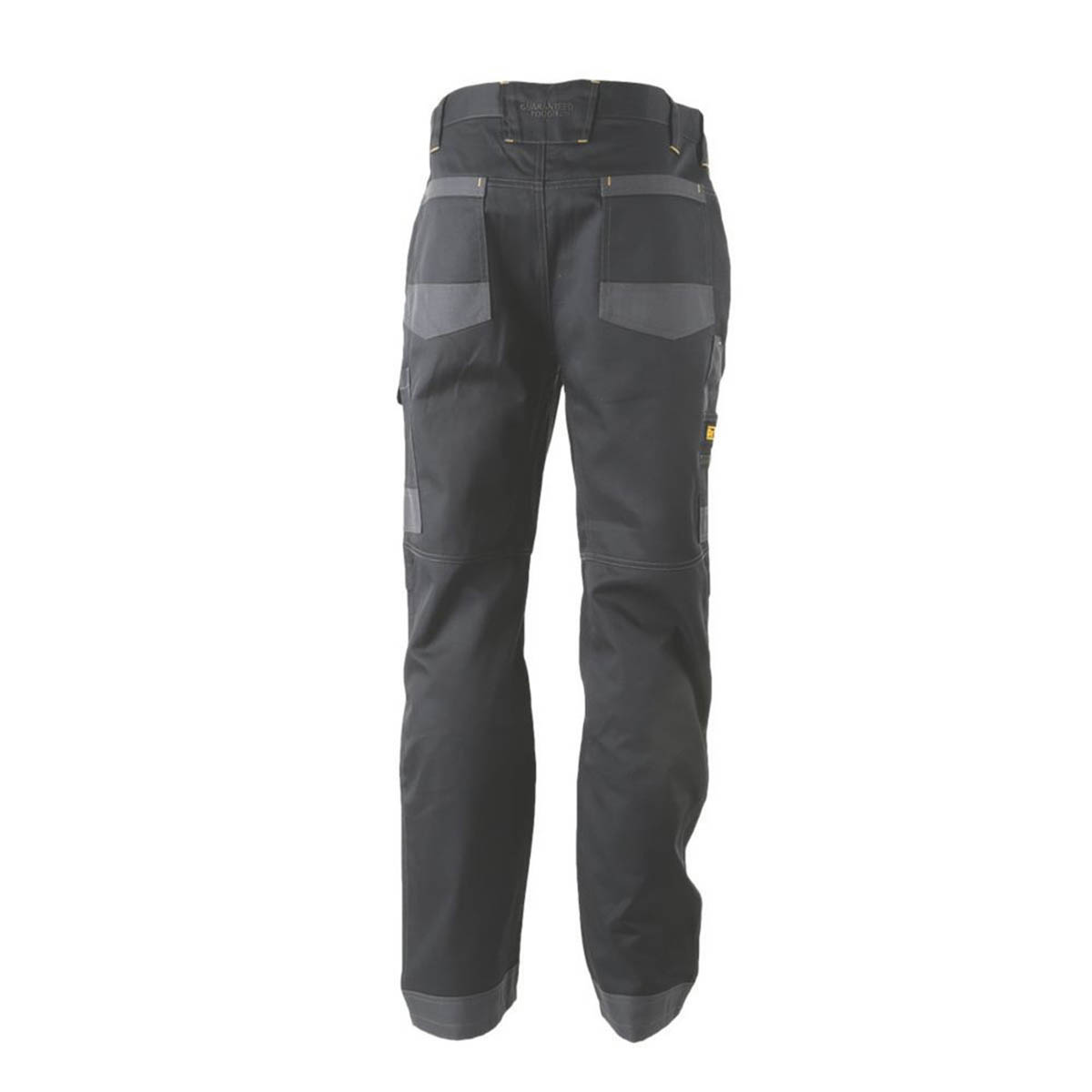 DeWalt Work Trousers Mens Louisiana Regular Fit Black Multi Pocket Cargo 40W 31L - Image 2