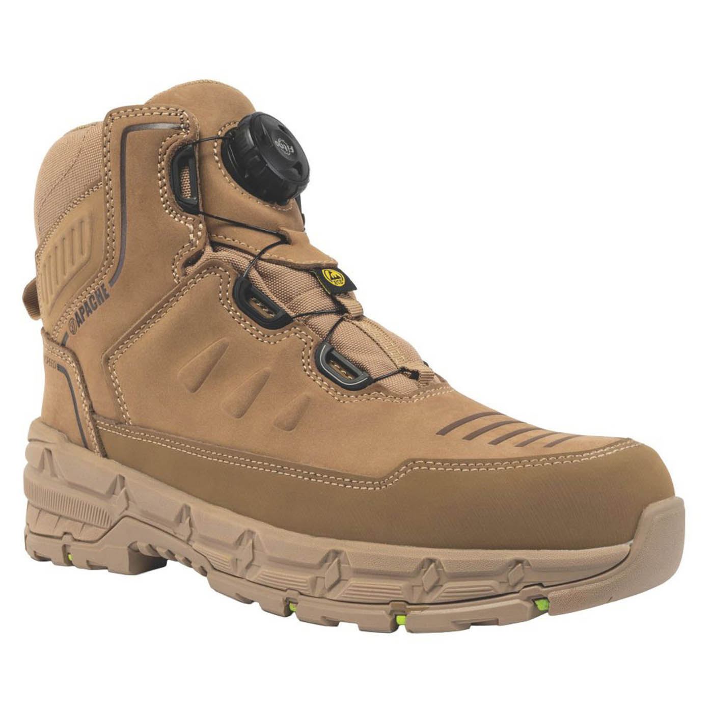 Apache Stonehenge Size 13 Stone Waterproof Steel Toe Cap Safety Boots - Image 1