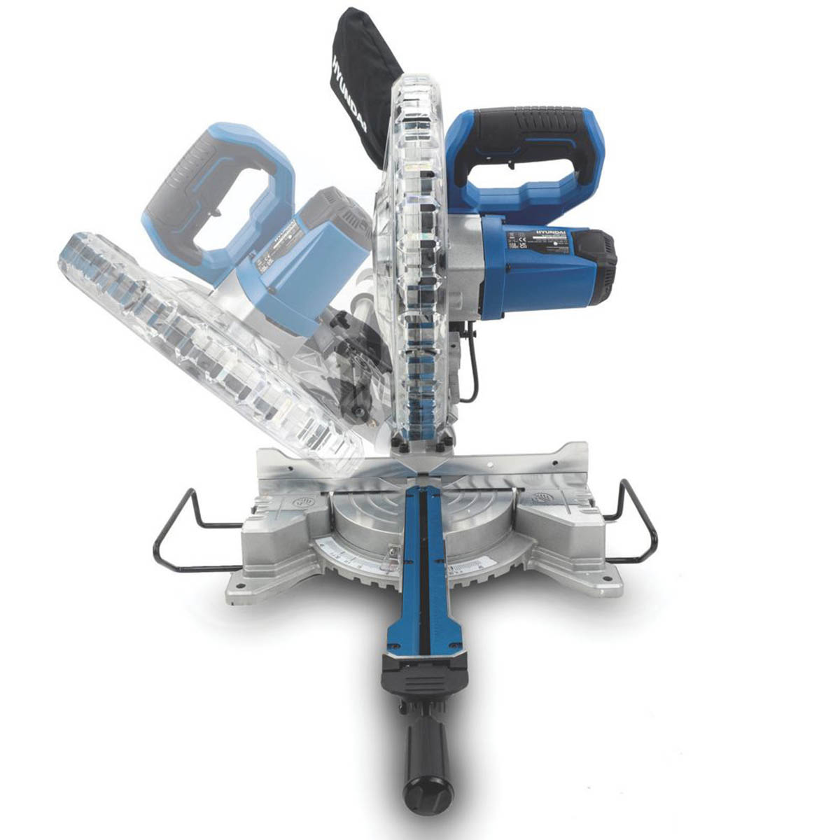 Hyundai Mitre Saw HYMS2000E Single-Bevel 255mm Electric Lightweight Sliding 230V - Image 4