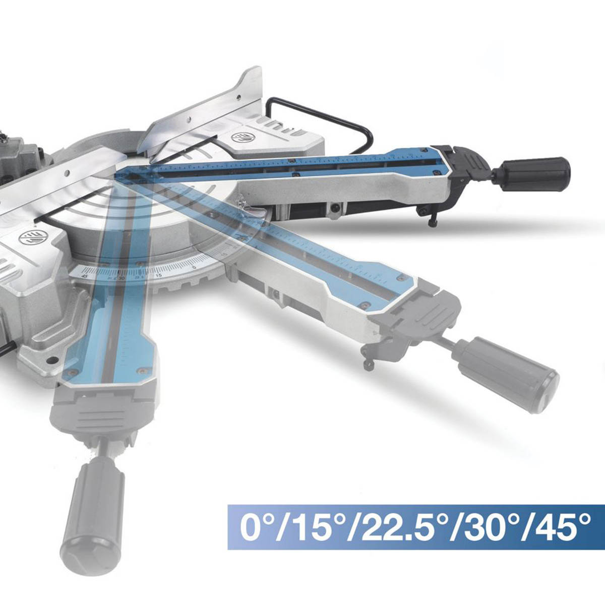 Hyundai Mitre Saw HYMS2000E Single-Bevel 255mm Electric Lightweight Sliding 230V - Image 5