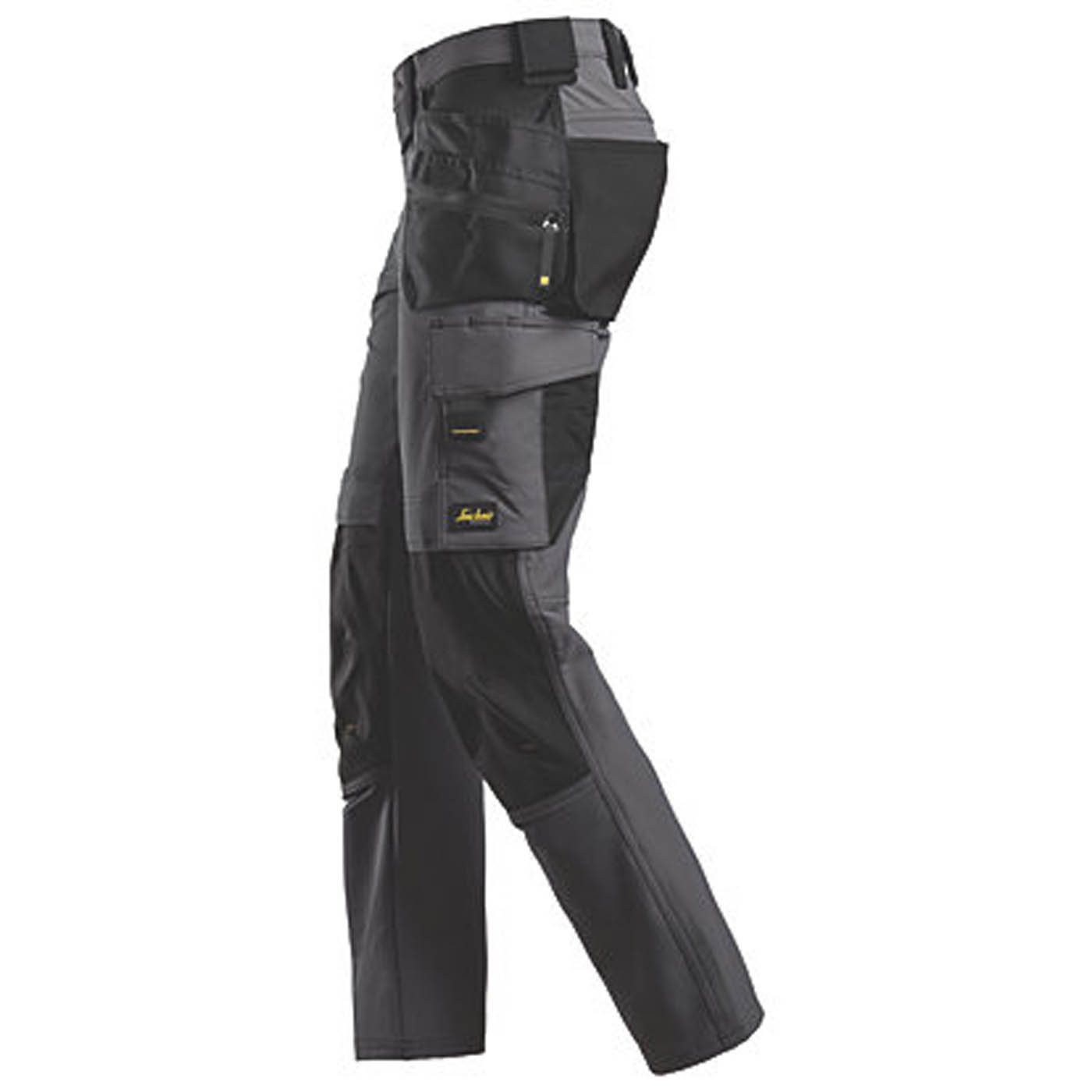 Snickers Work Trousers Mens Slim Fit Black Splashproof Multi Pockets 30W 30L - Image 5