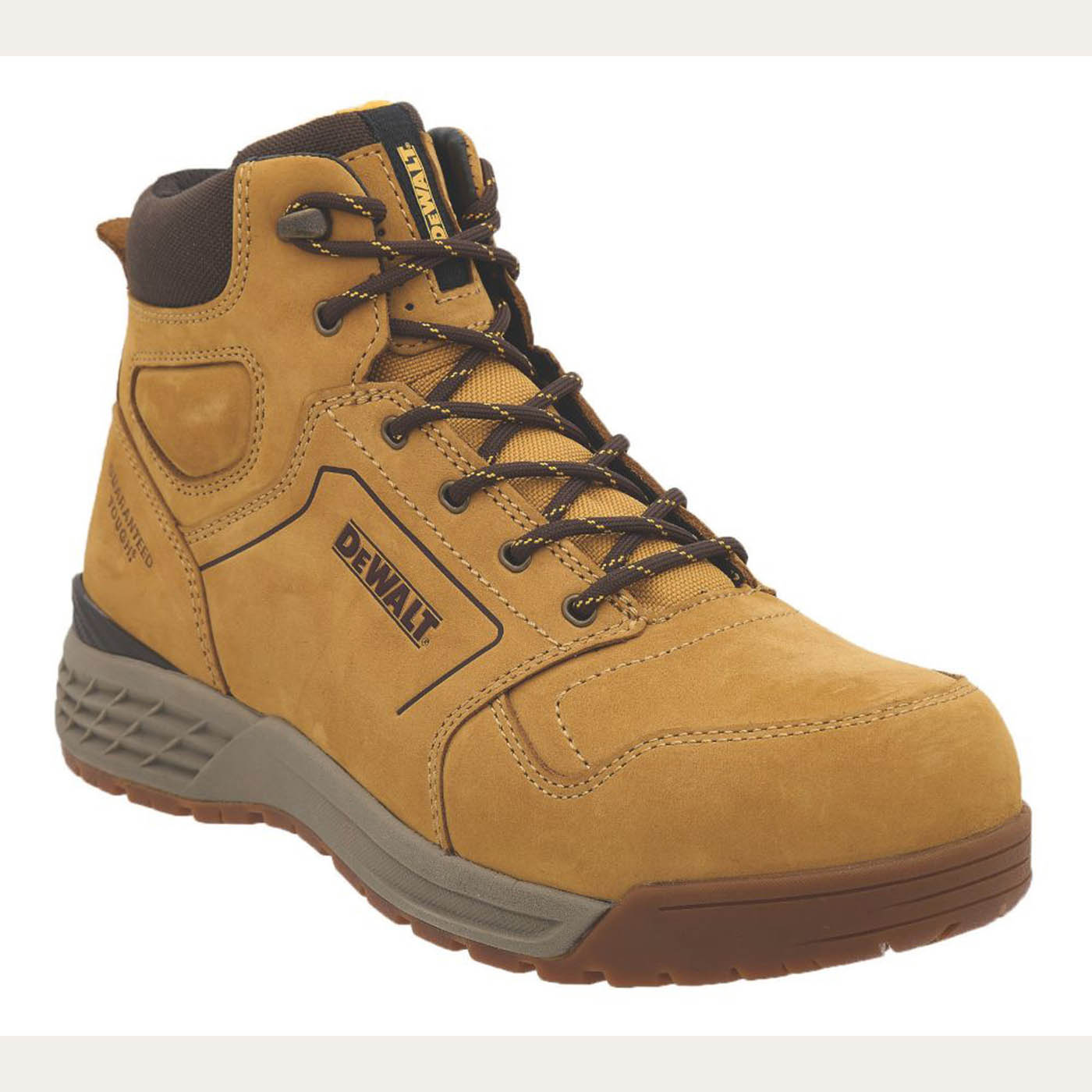 DeWalt Safety Boots Mens Standard Fit Brown Lightweight Aluminium Toe Size 9 - Image 1