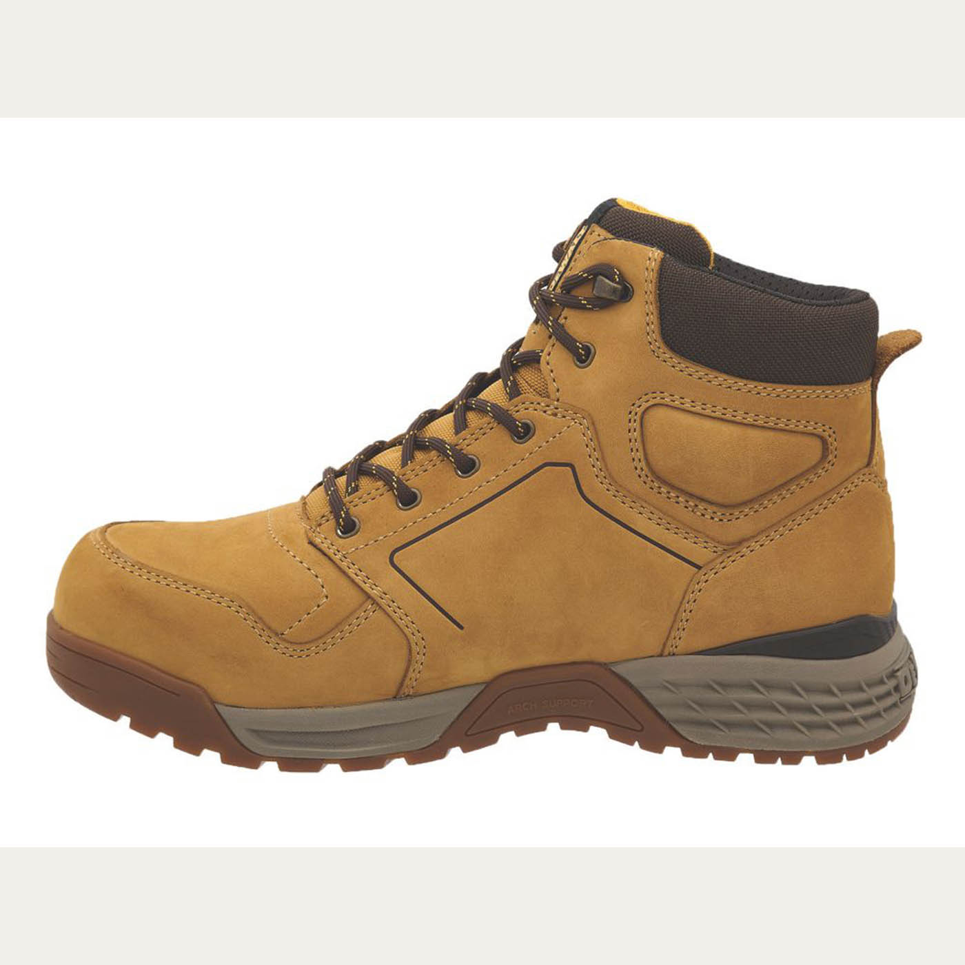 DeWalt Safety Boots Mens Standard Fit Brown Lightweight Aluminium Toe Size 9 - Image 3