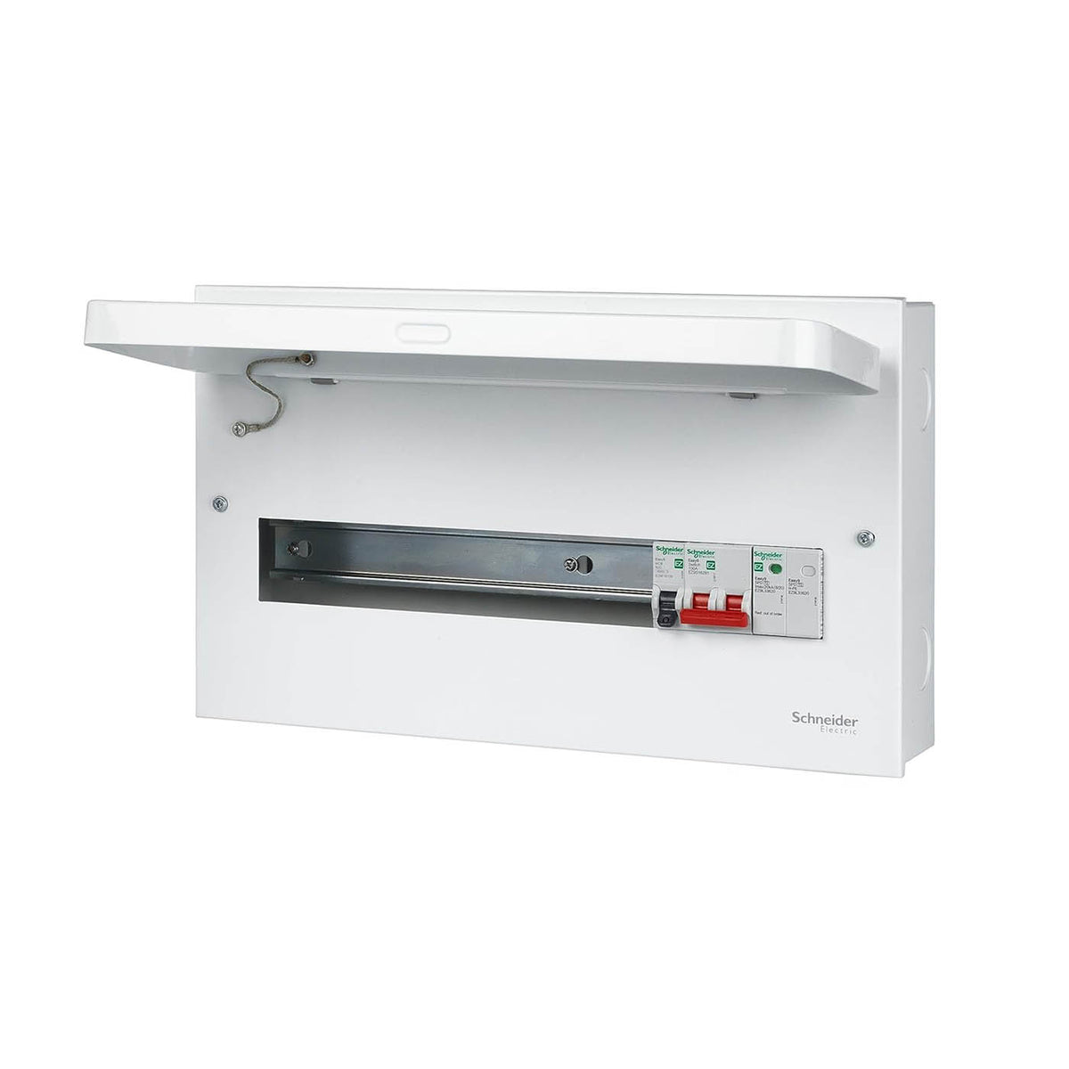 Schneider Consumer Unit 16 Way Easy9 Compact 100A Switch RCCB Single Phase - Image 1