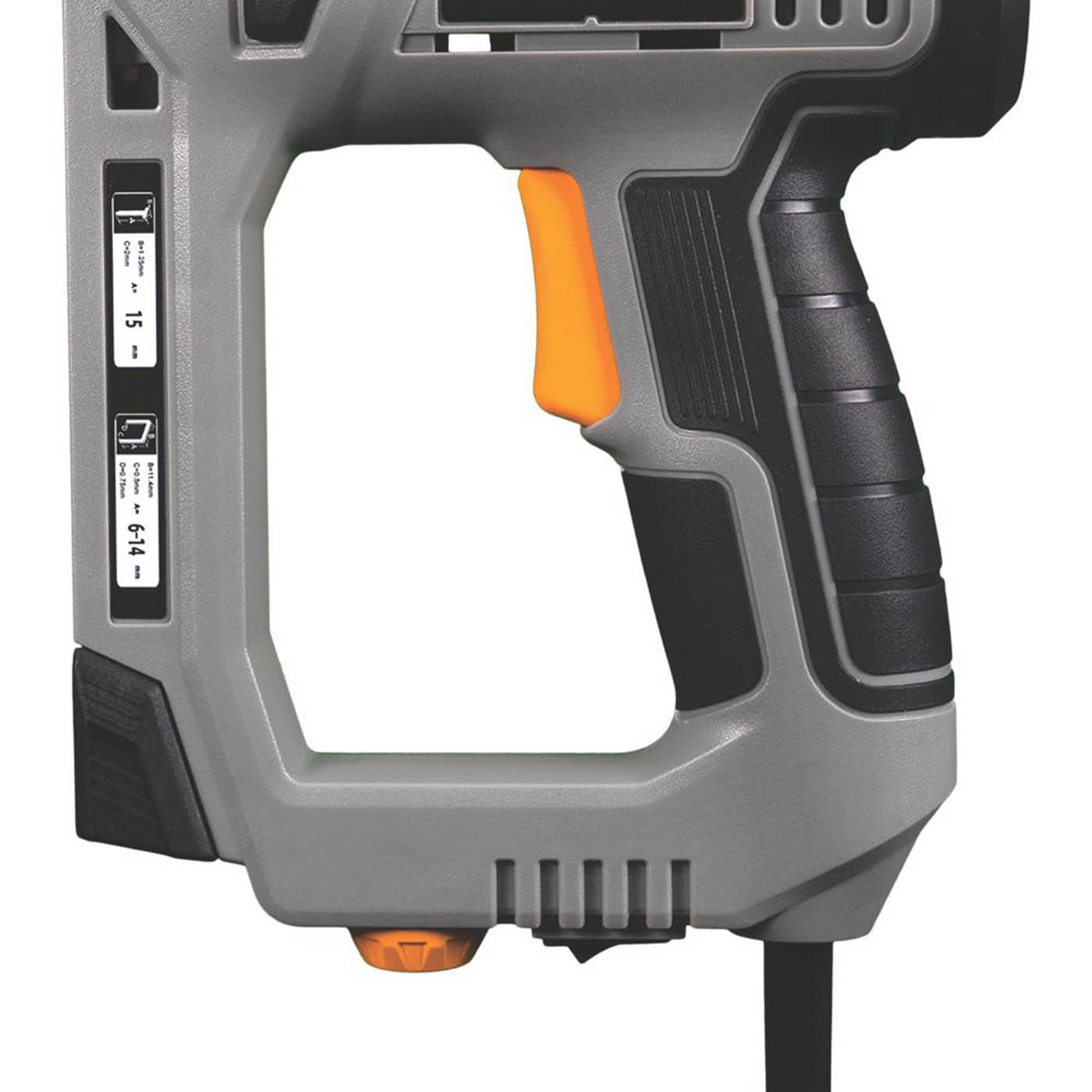 Titan Nail Gun Stapler Electric TTB968NST Second Fix 15mm Soft Grip Handle - Image 3