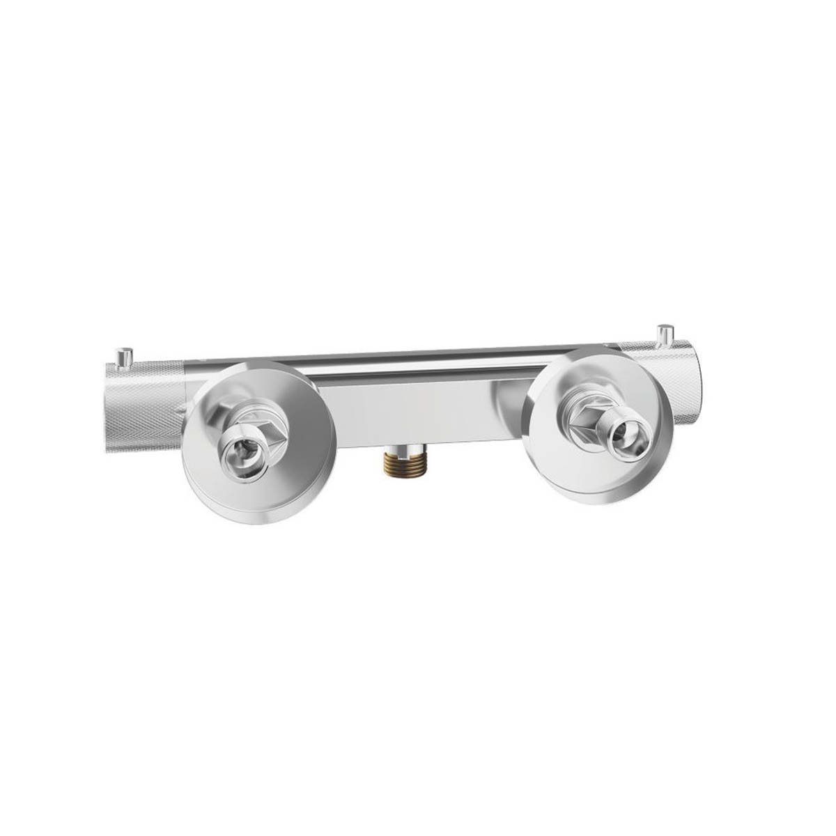Swirl Shower Mixer With Diverter Exposed Single Outlet Thermostatic Chrome - Image 3