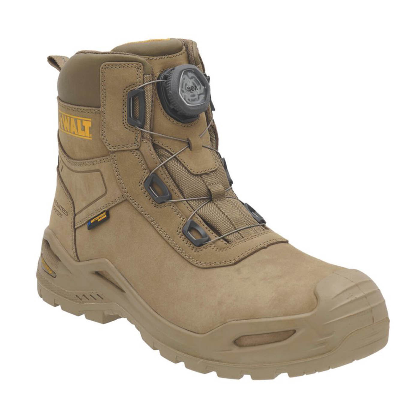 DEWALT Lander BOA Size 7 Stone Waterproof Safety Boots - Image 1